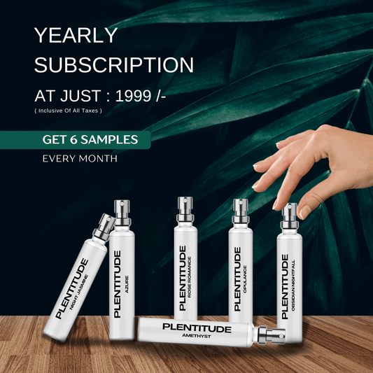 Yearly Perfume Samples Subscription | Plentitude - Plentitude | Luxury Fragrances