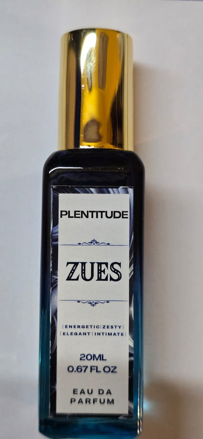 ZUES Eau De Parfum | Energetic & Divine Fragrance for Men | 20ml | Plentitude - Plentitude | Luxury Fragrances