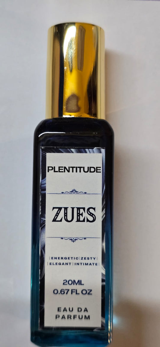 ZUES Eau De Parfum | Energetic & Divine Fragrance for Men | 20ml | Plentitude - Plentitude | Luxury Fragrances