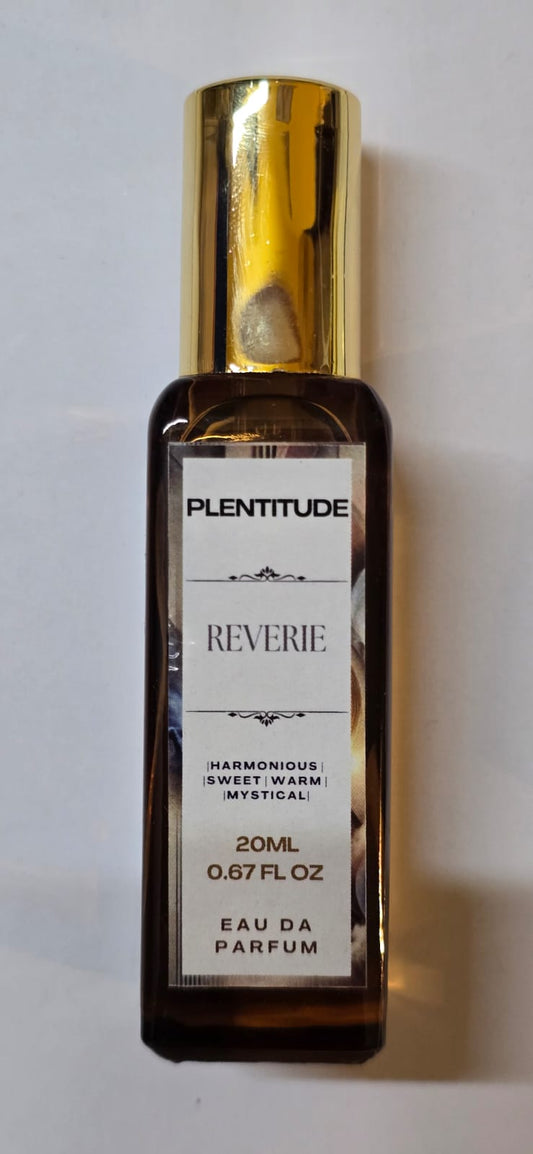 Reverie Eau De Parfum | Luxurious Long - Lasting Woody & Floral Fragrance Unisex | 20ml | Plentitude - Plentitude | Luxury Fragrances