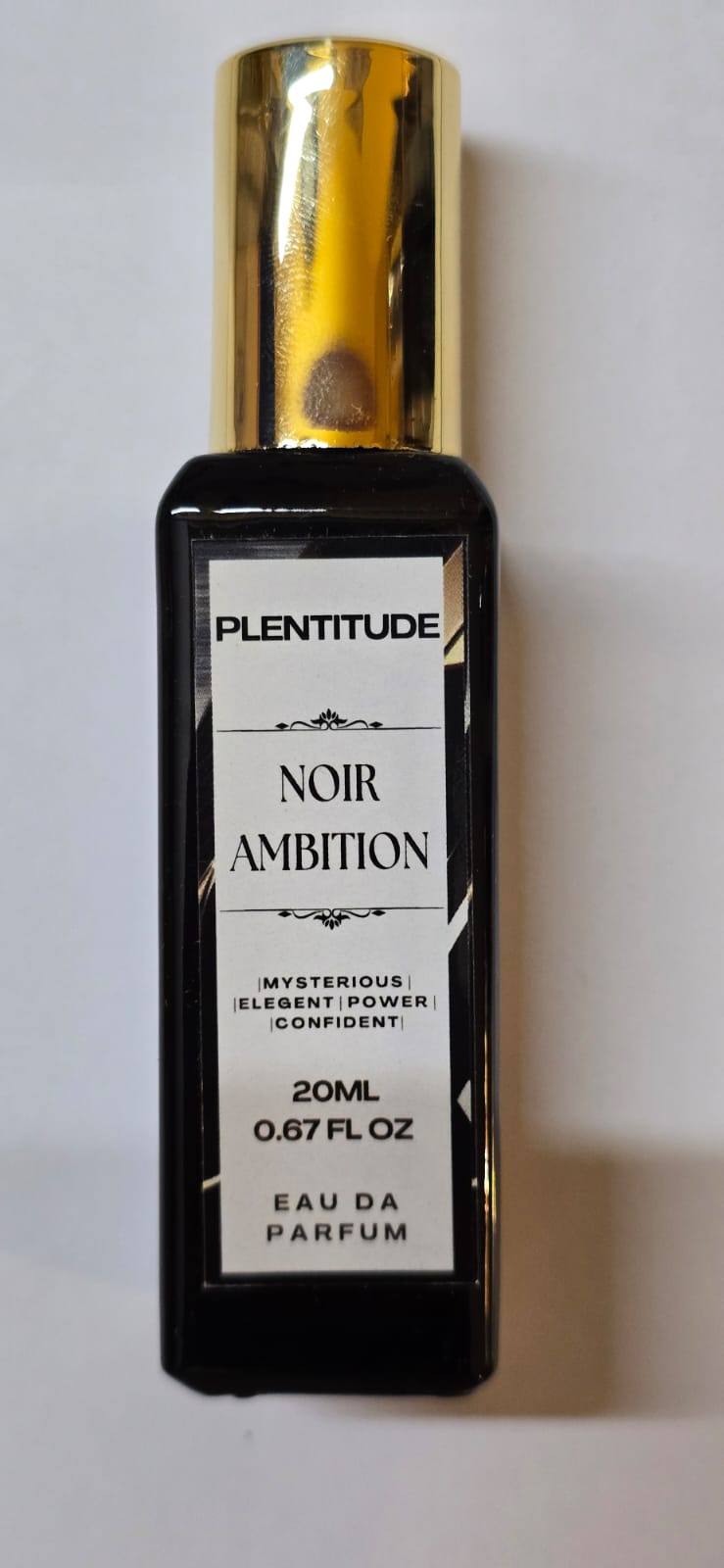 Noir Ambition Eau De Parfum | Bold & Smoky Male Fragrance | 20ml | Plentitude - Plentitude | Luxury Fragrances