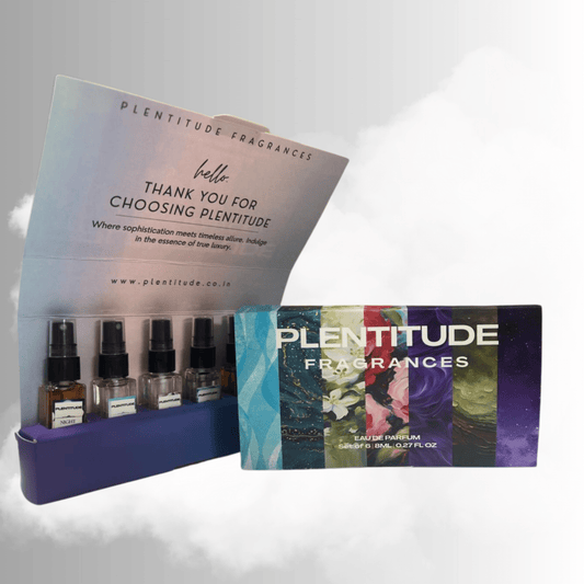 Plentitude Perfume Travel Kit - 6 Unique Plentitude Fragrances | 8 ml Eau De Parfum - Plentitude | Luxury Fragrances