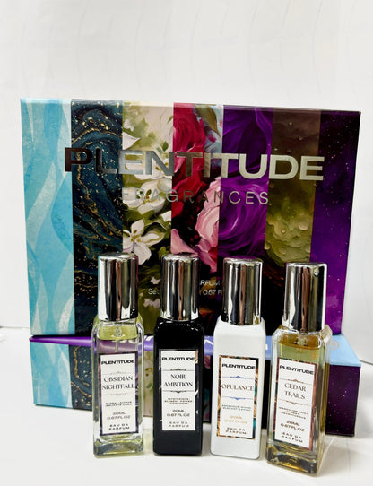 Combo Pack of 4 || Men's Fragrance Gift Set || 20 ML Each || Plentitude - Plentitude | Luxury Fragrances