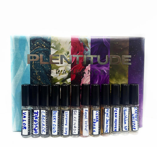 Perfume Tester Kit | Set of 12 Pcs | 3ml | Eau De Parfum - Plentitude | Luxury Fragrances