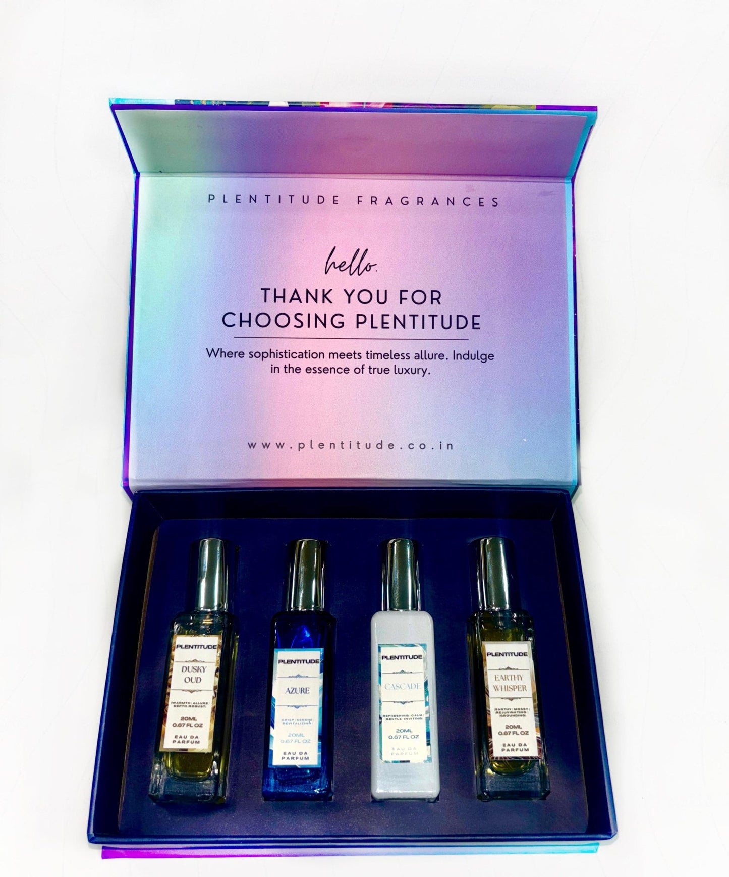 Combo Pack Of 4 || Set For Unisex || 20 ML || Plentitude - Plentitude | Luxury Fragrances