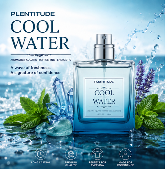 Cool Water | Eau De Parfum | Freshness of aquatic aromatics | Plentitude
